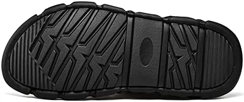 

Мужские сандалии кожаные закрытый носок для походов на открытом воздухе регулируемые рыбацкие пляжные туфли Mecolop, светло-коричневый