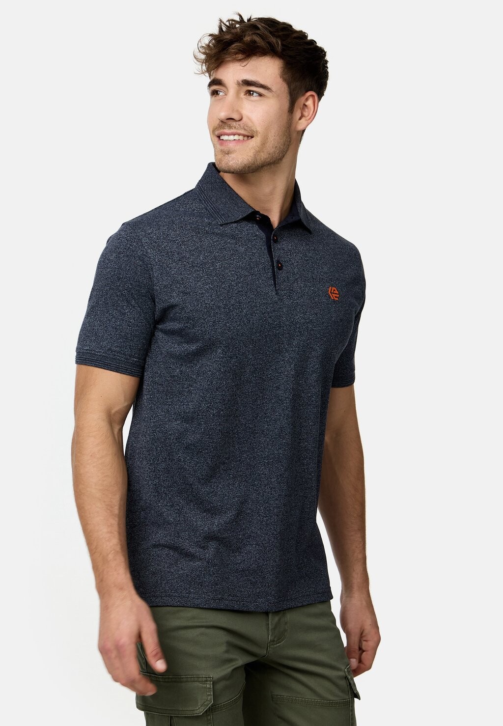 

Рубашка-поло Intorrance INDICODE JEANS, темно-синяя