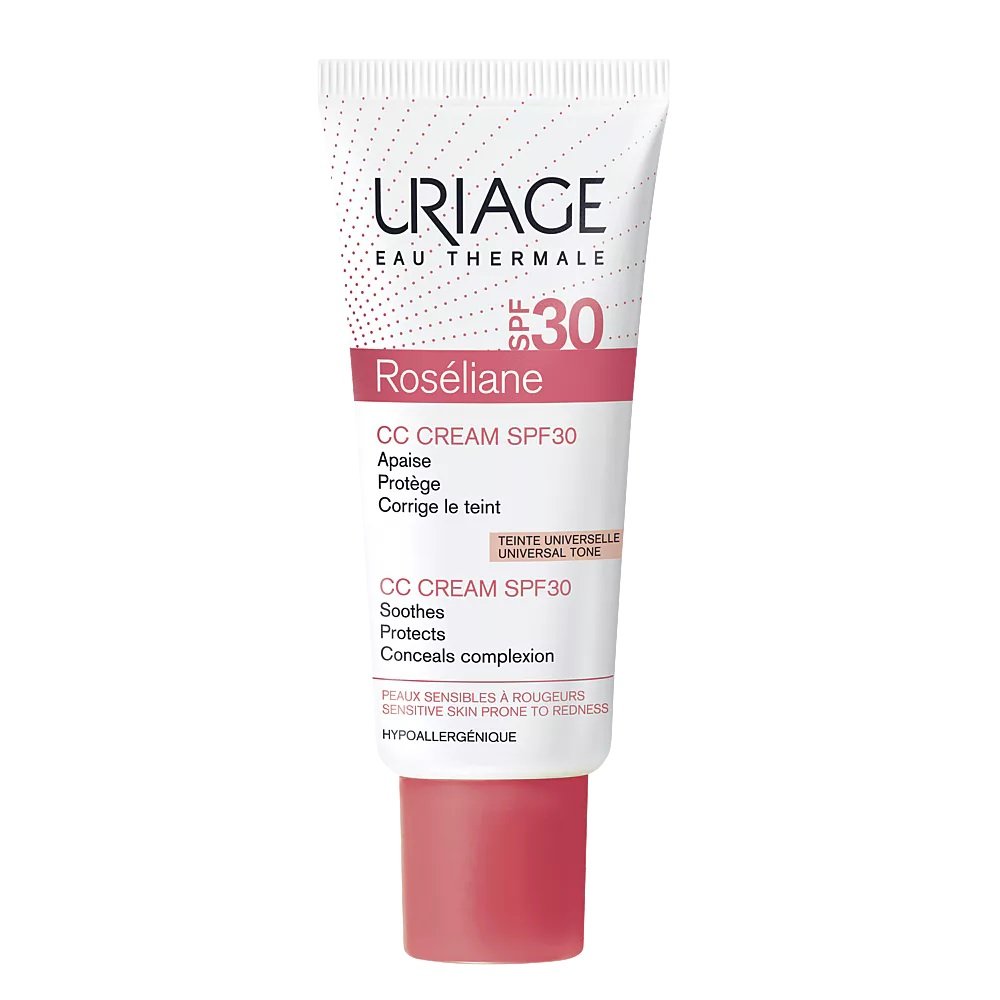 

Uriage, Roseliane CC, Тонирующий крем SPF 30, 40 мл