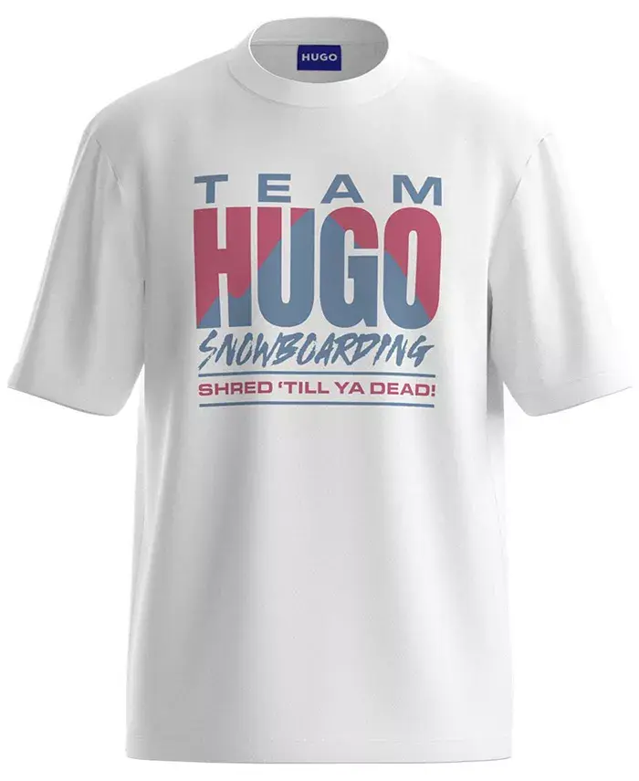 

Мужская толстовка Narolix с круглым вырезом Hugo Boss, белый