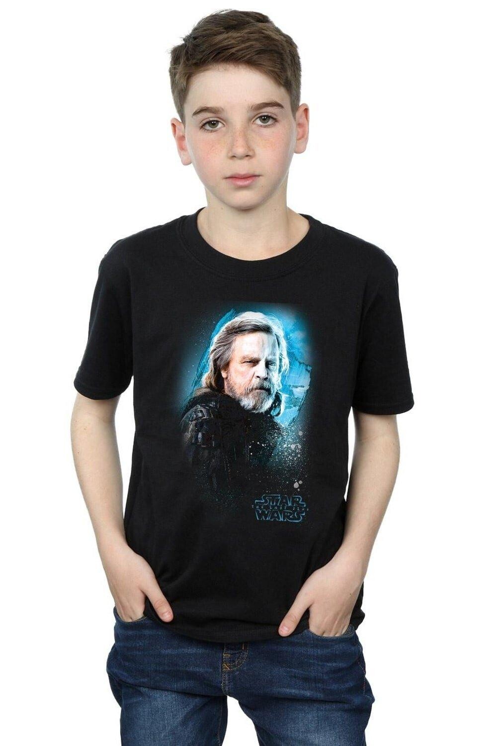 

Матовая футболка «Последний джедай Люк Скайуокер» Star Wars, черный