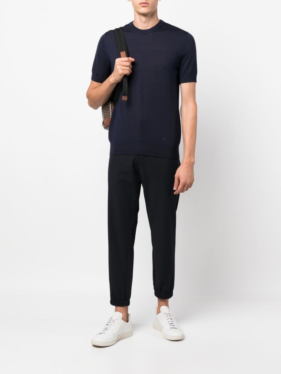 

Emporio Armani джемпер с короткими рукавами, синий