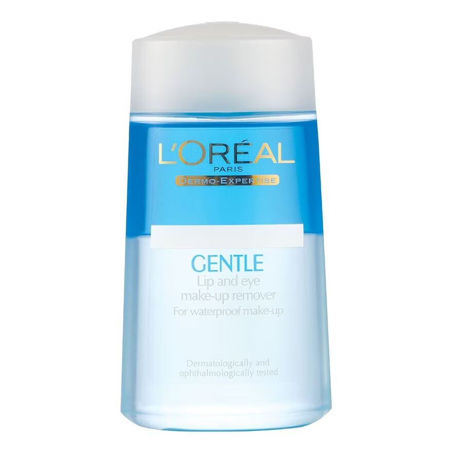 

L'Oreal Средство для снятия макияжа с глаз и губ Paris Gentle, 125 мл, White, Blue