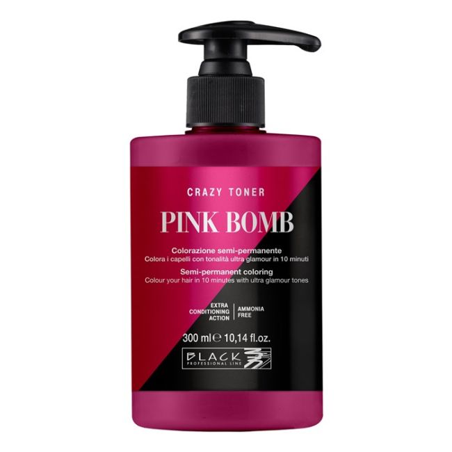 

Черный тонирующий крем для волос Black Professional, цвет pink bomb, 300 мл