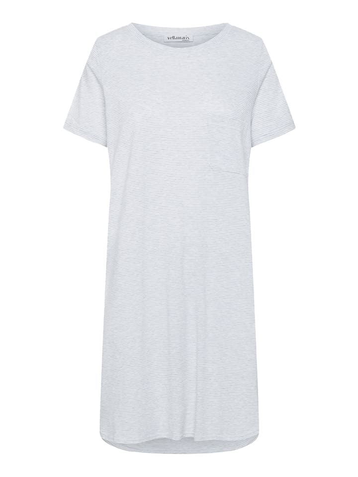 

Базовая ночная рубашка светло-серого цвета Yellamaris