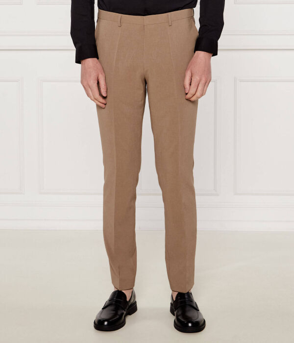 

Штаны hesten232x Extra slim fit Hugo, коричневый