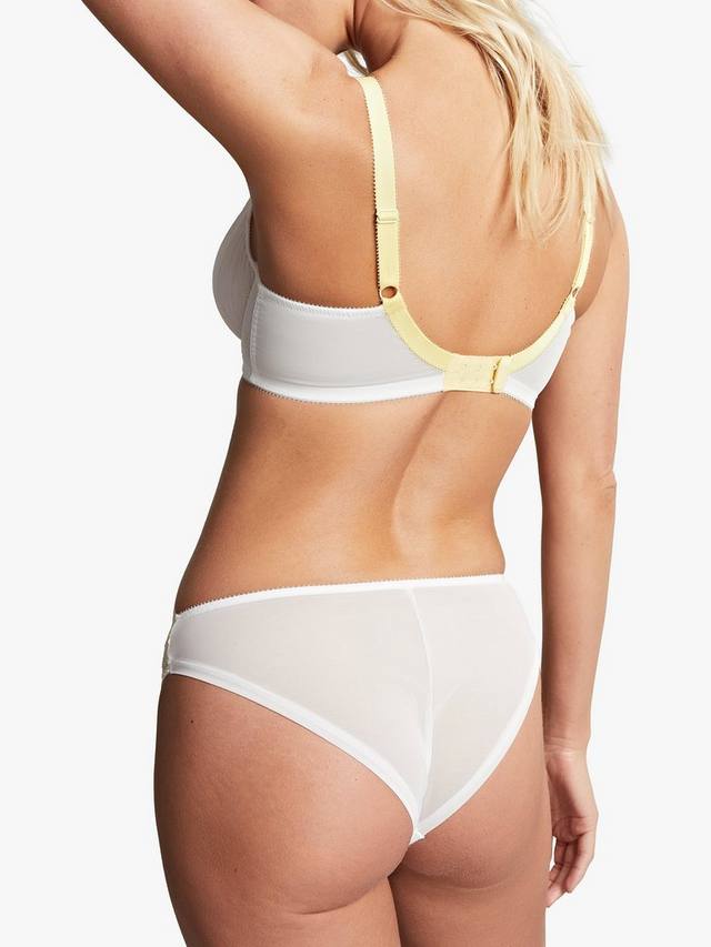 

Клео Блоссом бразильские трусики Panache, White/Lemon