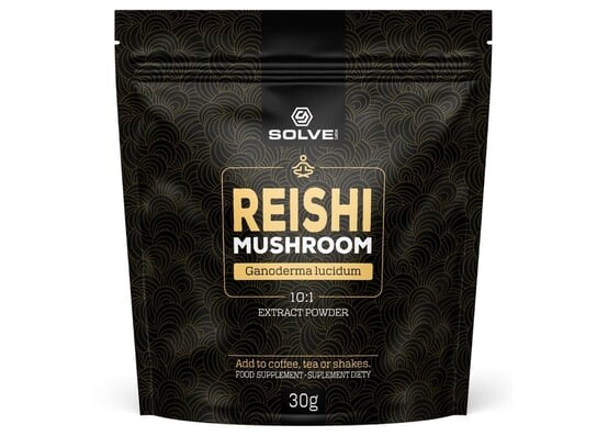 

Solve Labs, Рейши (Ganoderma Lucidum) 10:1 30 г порошок