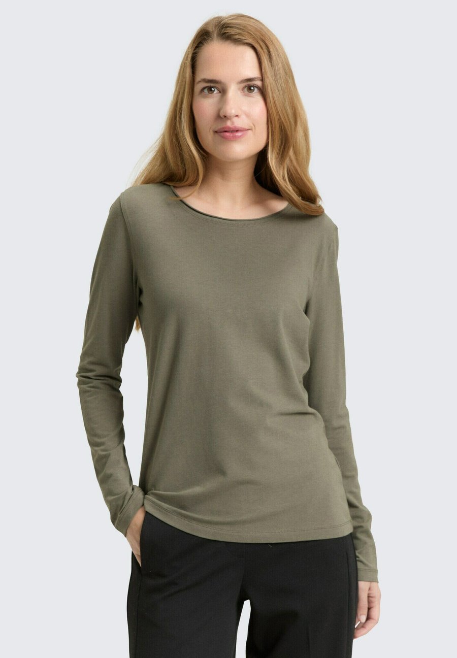 

Топ TOM TAILOR Long sleeved top, Cloudy Green/Khaki