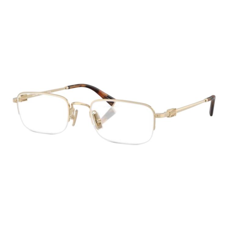 

Очки с прямоугольной оправой MIU MIU, светло- золотой