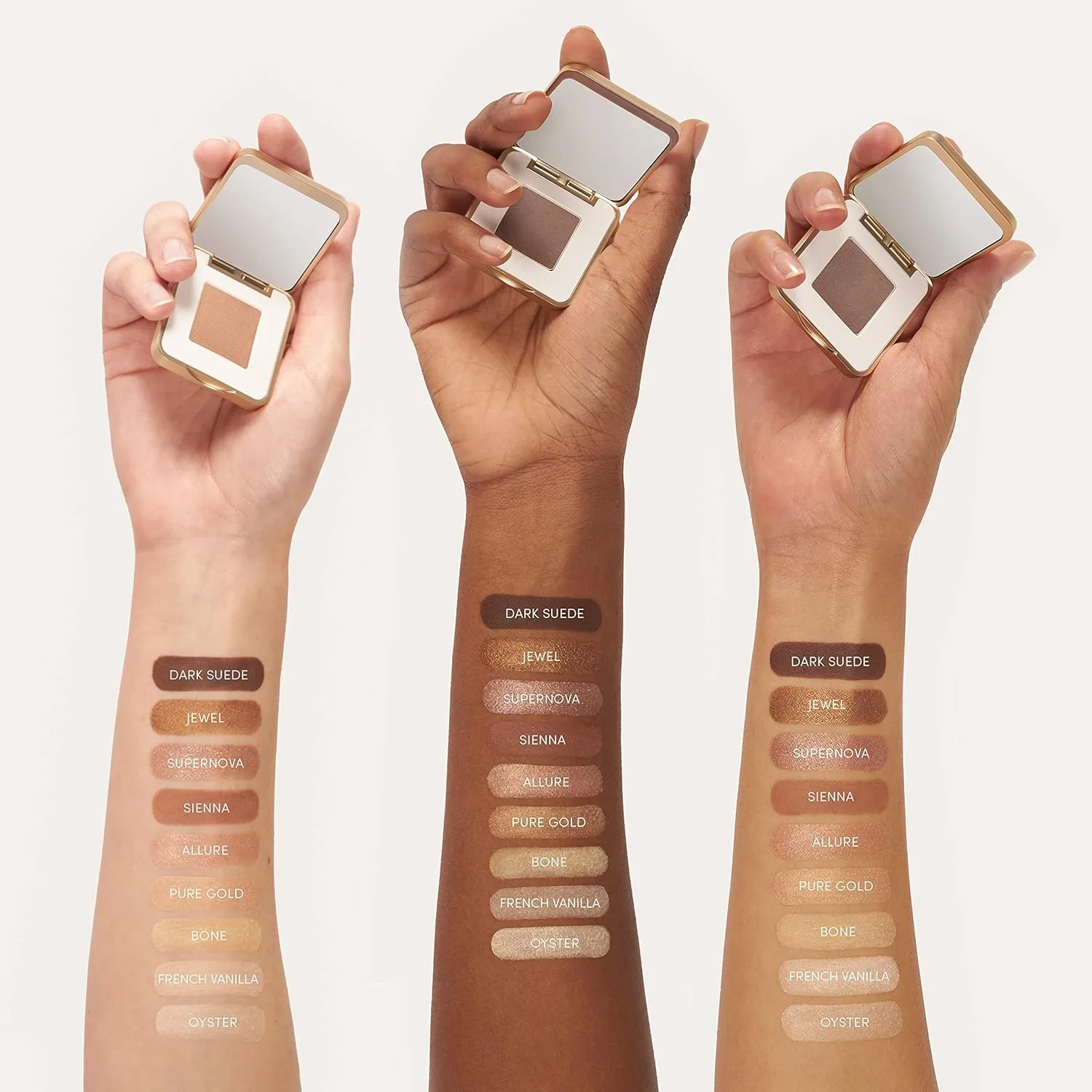 Тени для век Jane Iredale PurePressed, высокопигментированные минеральные тени для век, стойкая формула, предотвращающая скатывание, безопасны для чувствительной кожи вокруг глаз., Supernova — фото 4
