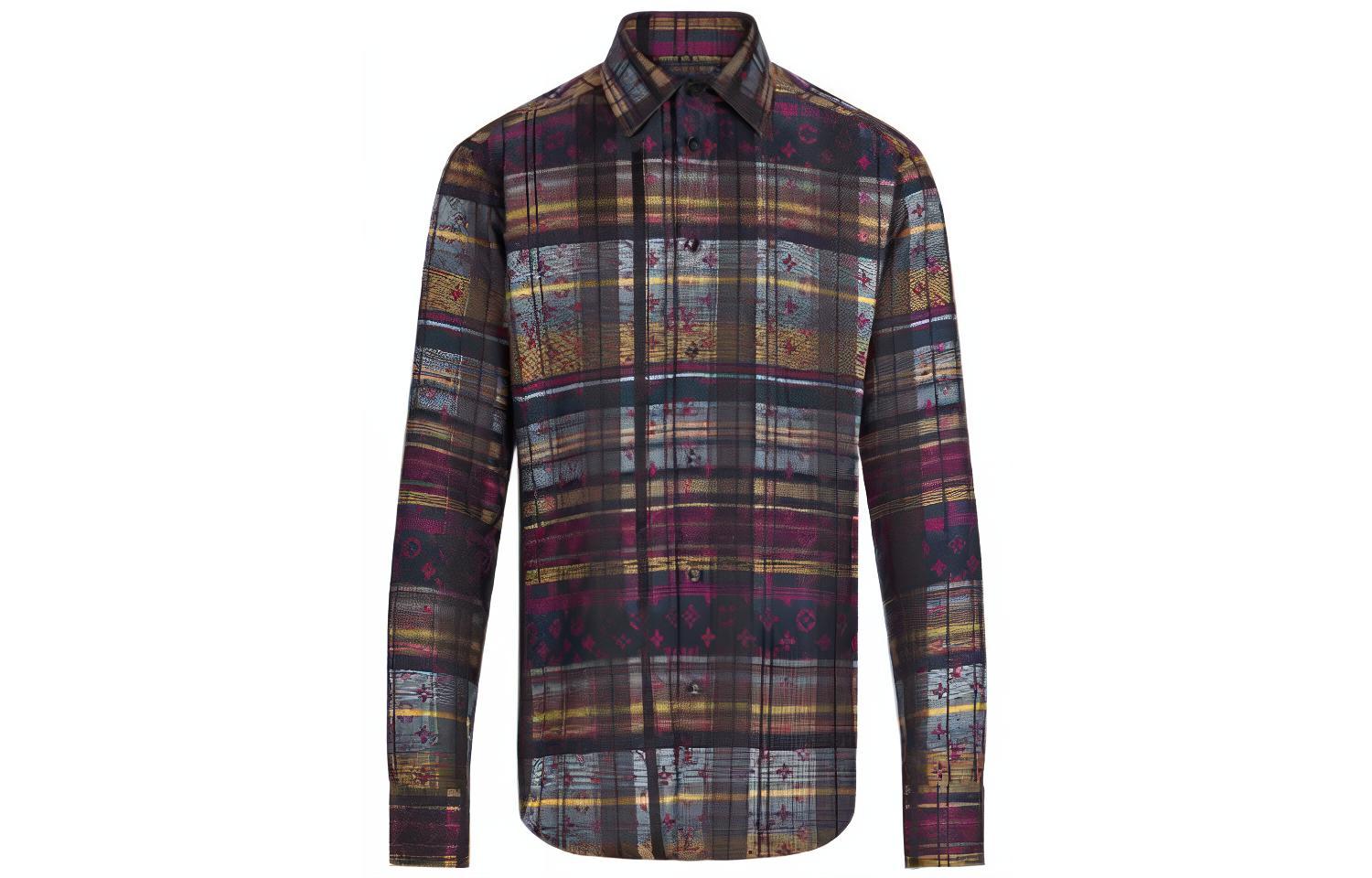 

Новые квартальные продукты LV Shirt Men Multicolor Louis Vuitton, цвет Multicolor