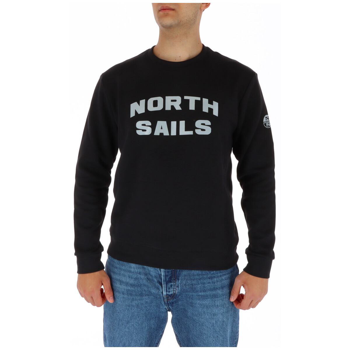 

Свитшот мужской North Sails с большим логотипом, черный