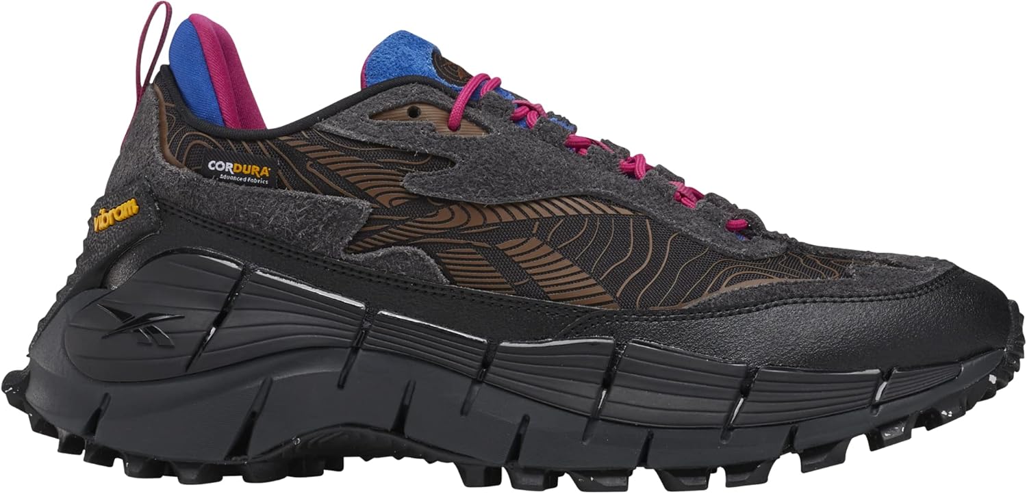 

Кроссовки Reebok Unisex-Adult Zig Kinetica 2.5, синий/коричневый/серый
