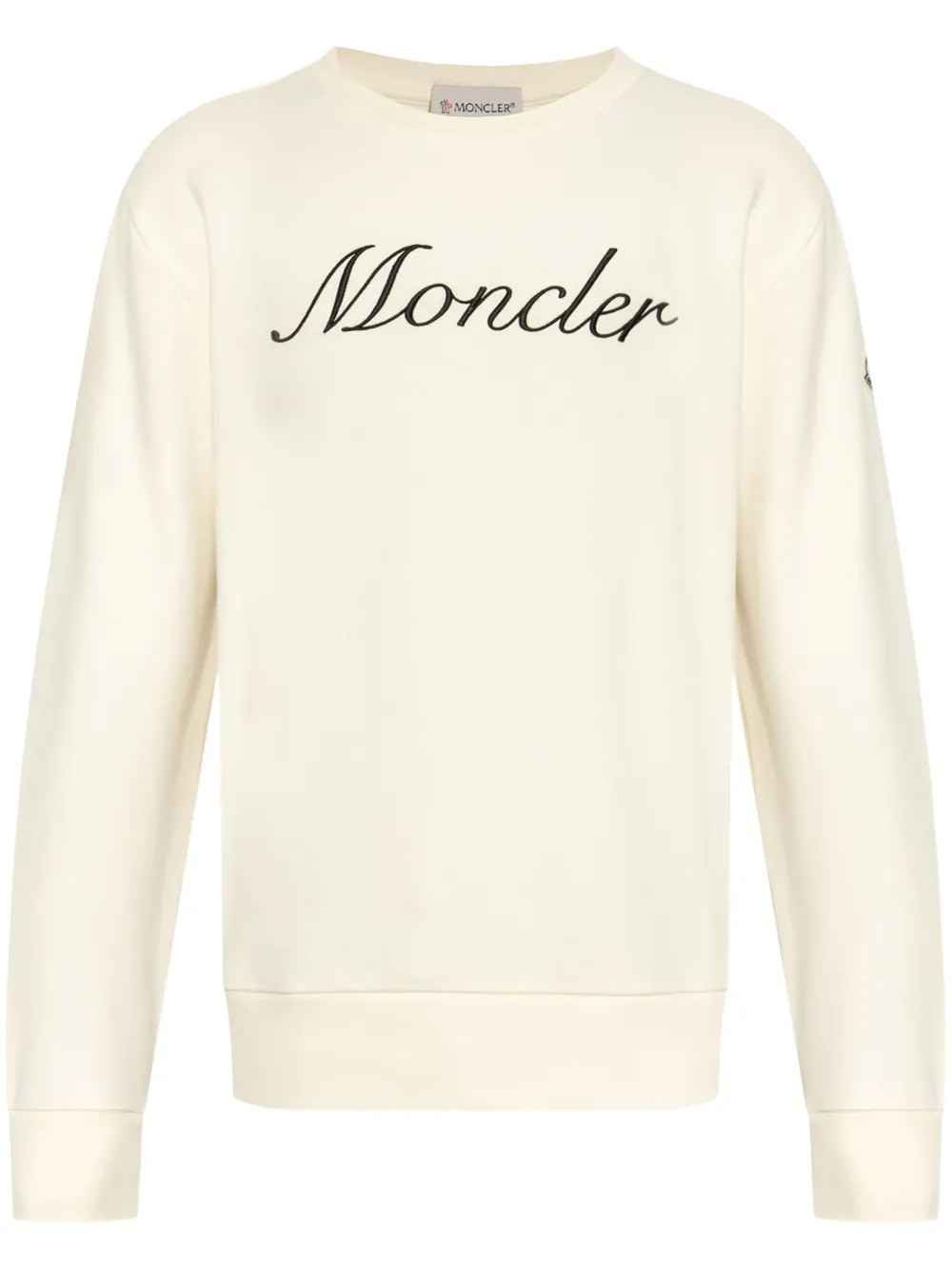 

Толстовка с вышитым логотипом MONCLER, нейтральный