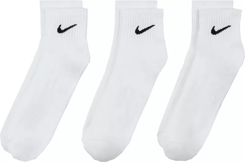 

Мужские носки для гольфа с амортизацией Nike Dri-FIT на каждый день — 3 шт, белый