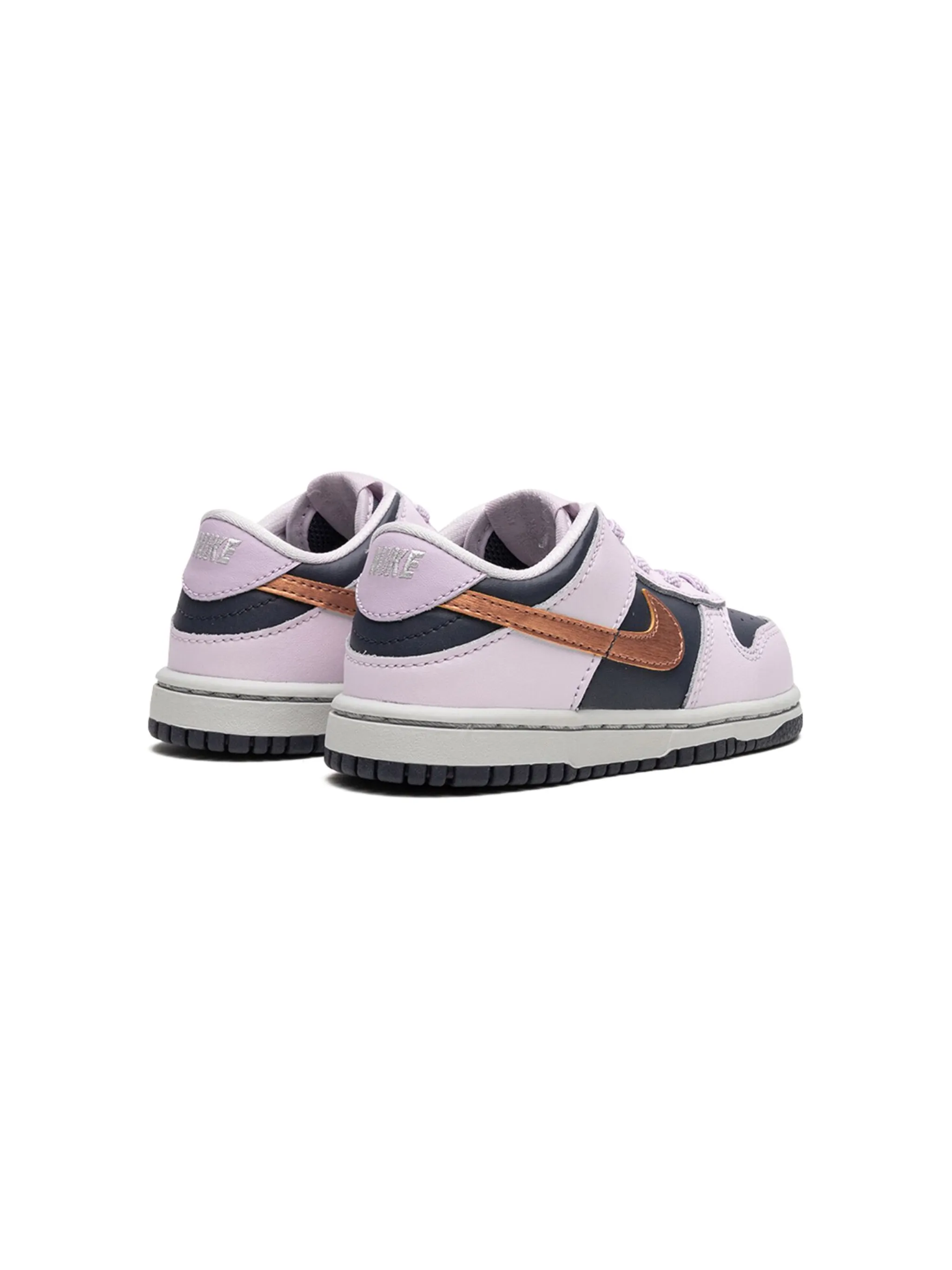 Кроссовки Dunk Low Copper Swoosh Nike Kids, синий — фото 3