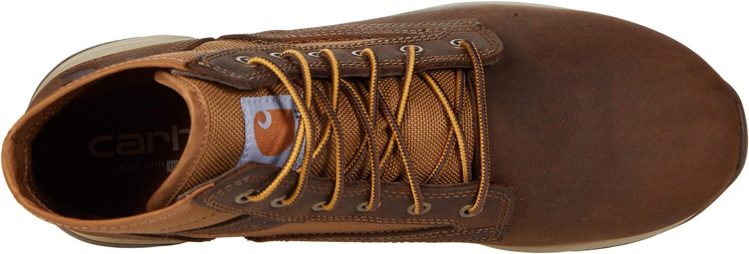 Рабочая обувь с мягким носком Force 5" Lightweight Sneaker Boot Soft Toe Carhartt, цвет Brown Leather/Tan Duck — фото 2