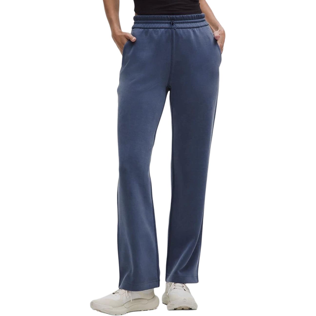 

Мягкие стрейчевые повседневные брюки для женщин Lululemon, синий