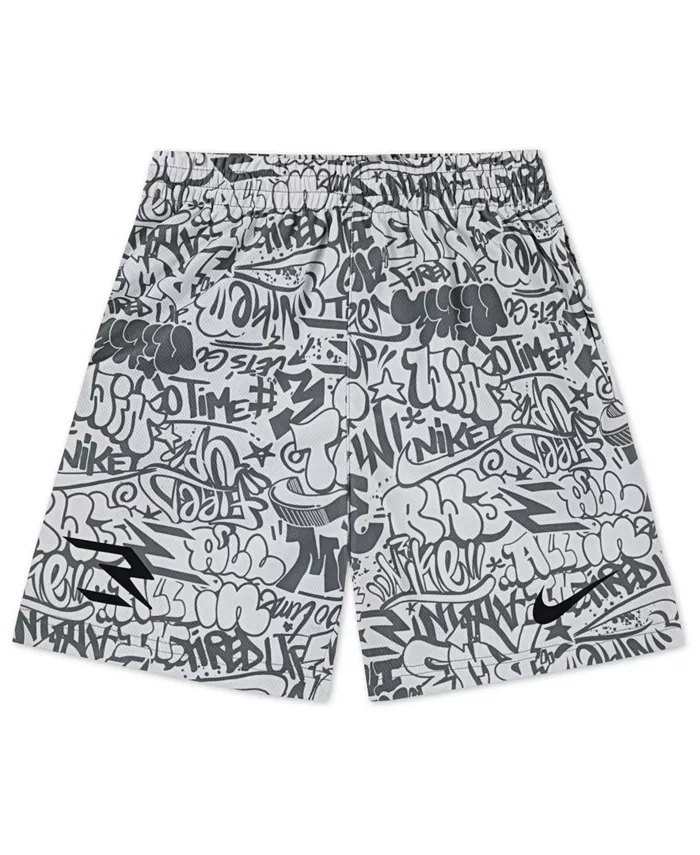 

Шорты с граффити для больших мальчиков Nike 3BRAND by Russell Wilson, серый