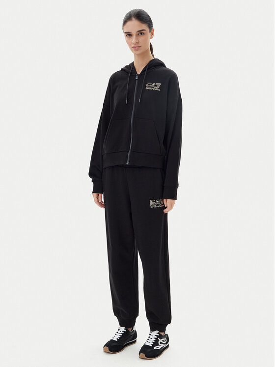 

Свободный спортивный костюм 7W000110 AF12473 MC004 Ea7 Emporio Armani, черный