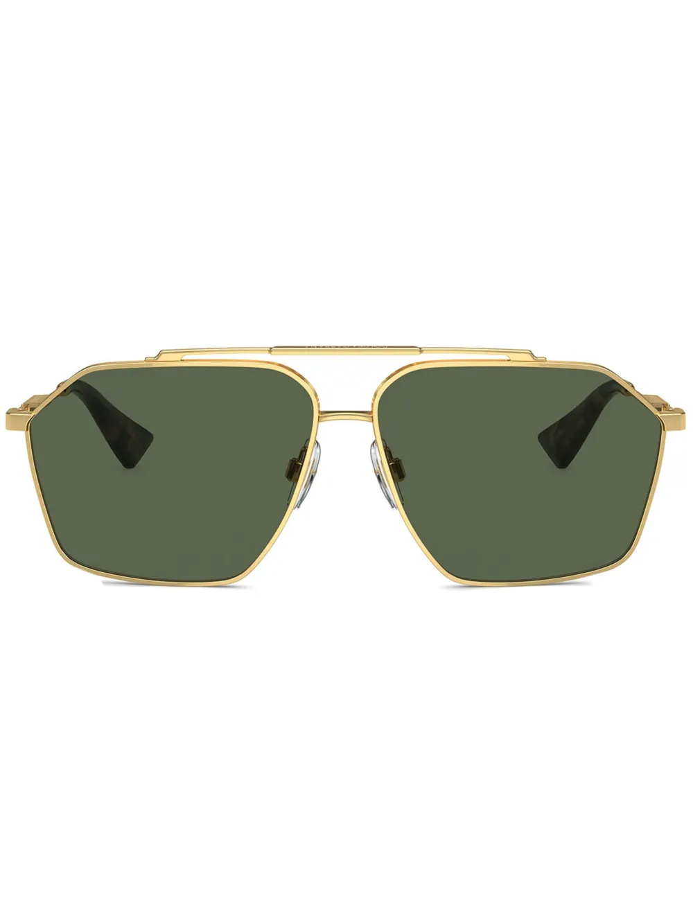 

Солнцезащитные очки в квадратной оправе Dolce & Gabbana Eyewear, золотой