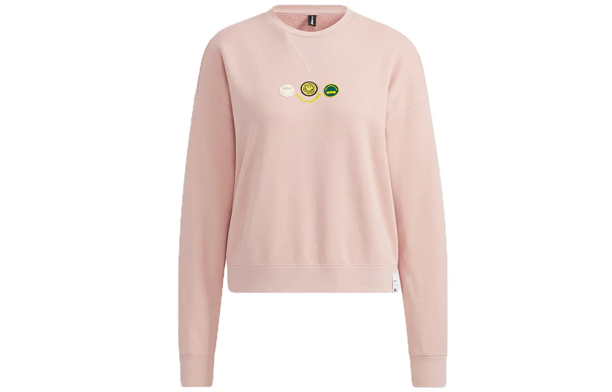 X SMILEY Свитер Женский Розовый Adidas Neo — фото 2