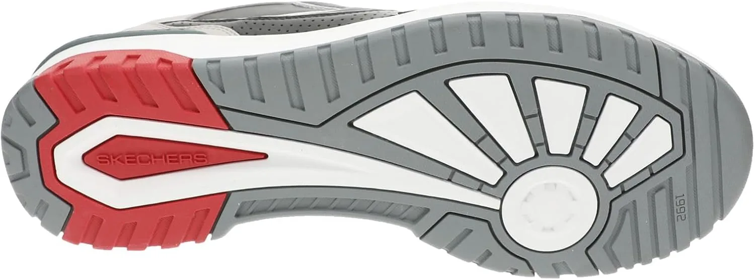 Мужские кроссовки Skechers Court & Classics, размер S-1992, черный/красный — фото 3