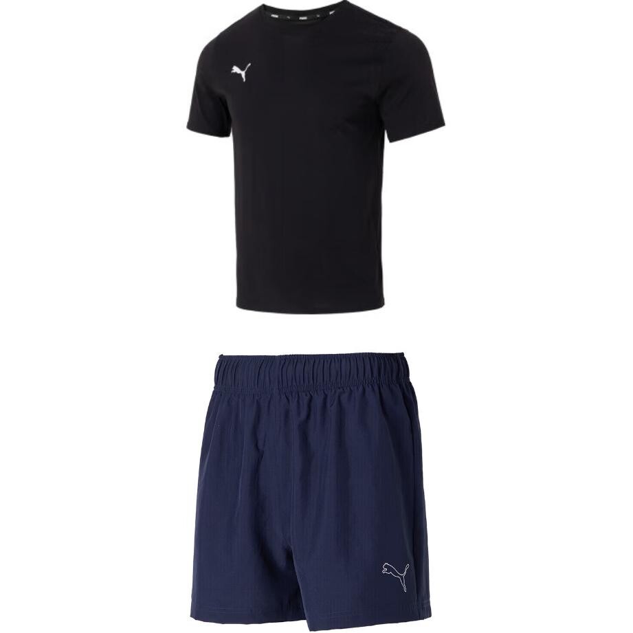 

Повседневная спортивная одежда для мужчин, черный и синий Puma, синий