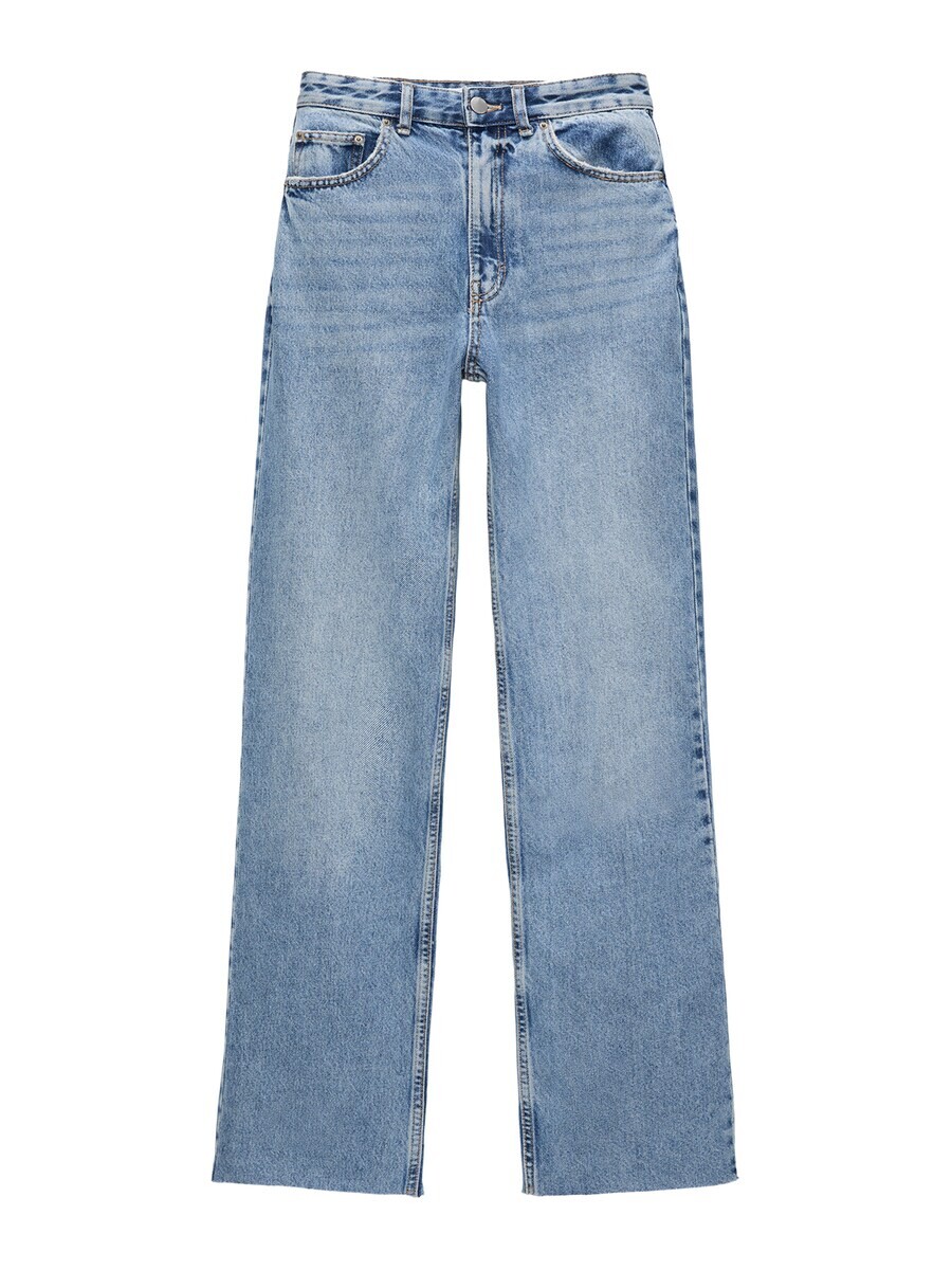 

Свободные джинсы Pull&Bear, синий джинсовый