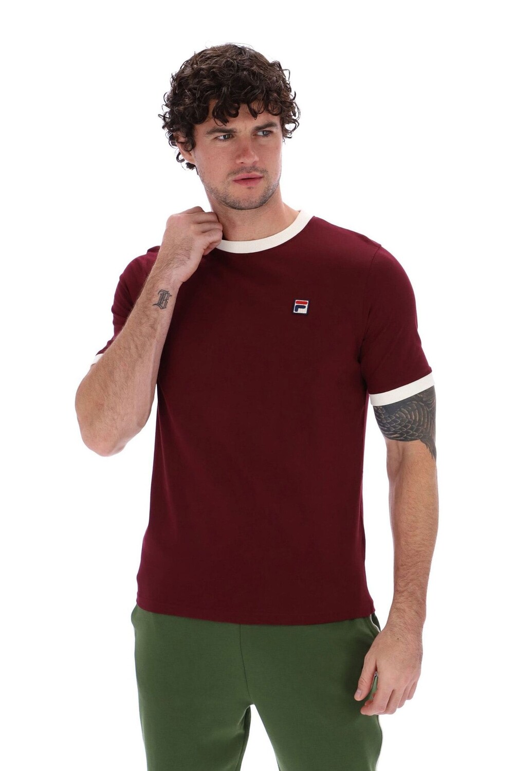 

Футболка Marconi Ringer из 100% хлопка Fila, фиолетовый