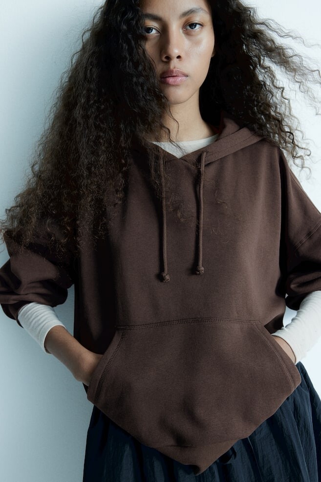 

Толстовка оверсайз H&M, коричневый