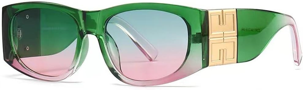 

Солнцезащитные очки «кошачий глаз» для женщин в винтажной оправе, солнцезащитные очки для мужчин и женщин в стиле ретро, ​​модные очки с защитой от УФ-излучения UV400 HVTVTLA, Green