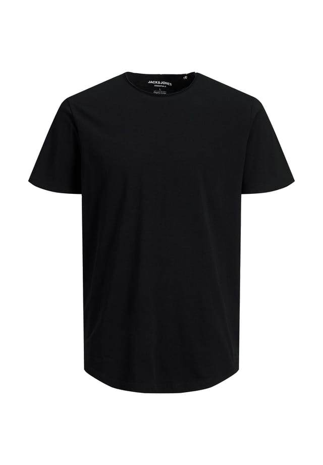 

Рубашка басера рубашка с коротким рукавом Jack & Jones, черный