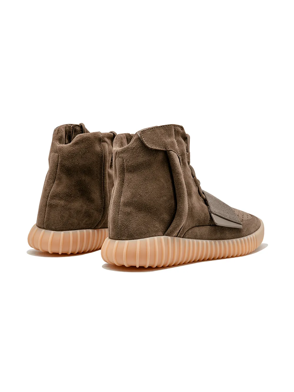 Высокие кроссовки Yeezy Boost 750 adidas Yeezy, коричневый — фото 3