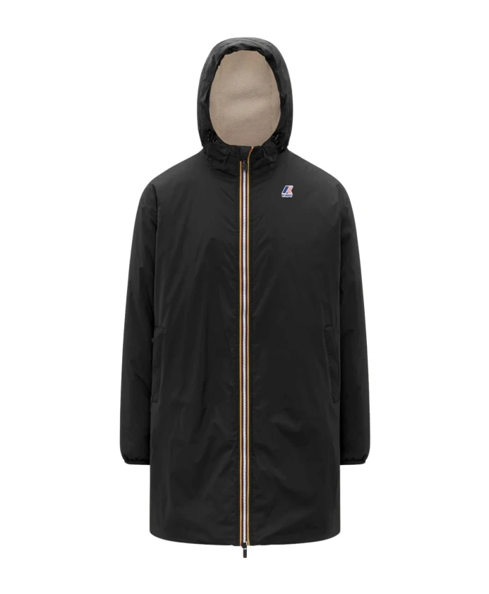 

Зеленая длинная куртка в виде плюшевого медведя K-Way, зеленый