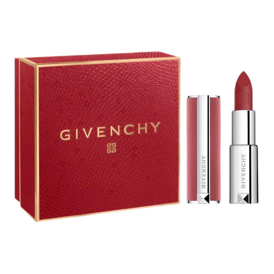 

Givenchy Новогодний лимитированный haute couture розовая бархатная помада матовый тон выравнивающий 3.4g