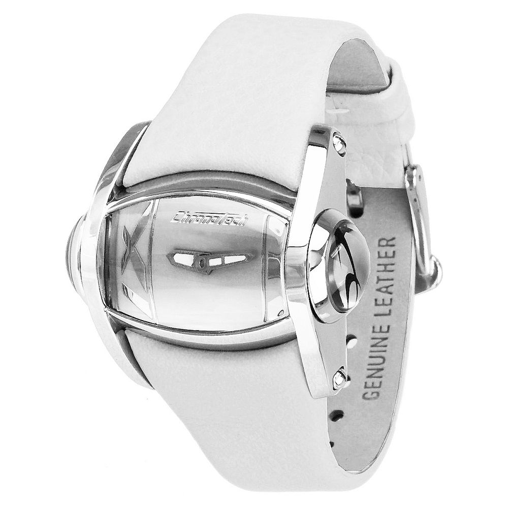 

Белые кожаные часы Chronotech
