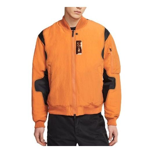 

Куртка Air Jordan 23 Engineered Numeric Pattern Baseball Collar Long Sleeves Jacket Orange, оранжевый