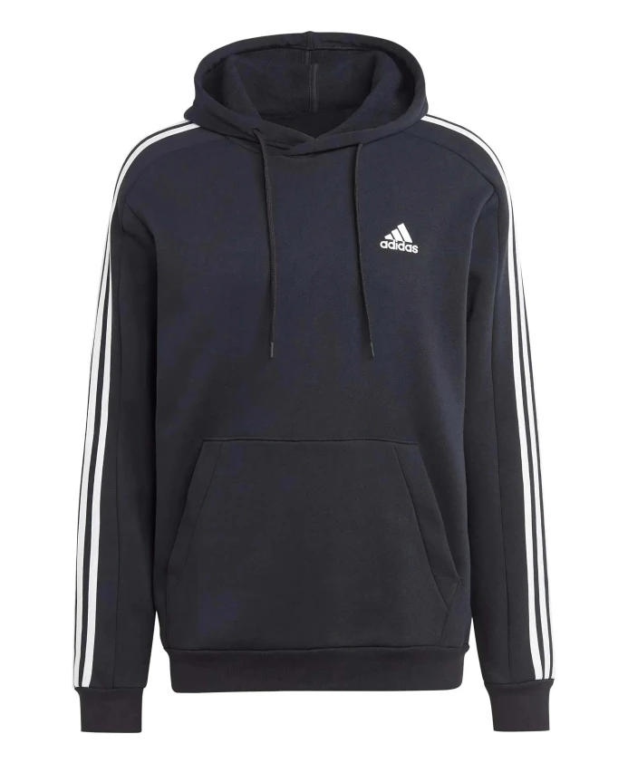 

Толстовка Essential из флиса с тремя полосами Adidas, черный