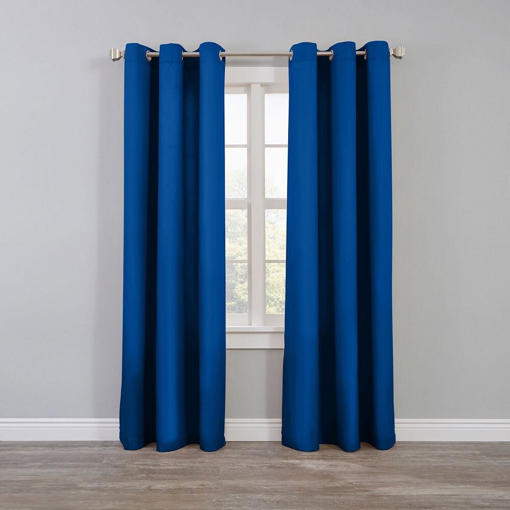 

BrylaneHome BH Studio Панель с втулками из микрофибры, цвет Marine Blue