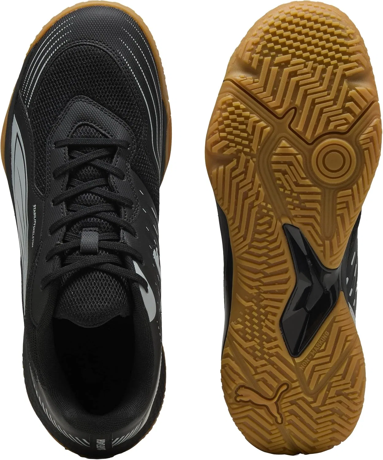 Кроссовки для дома Puma Unisex Solarflash III, Puma Black Cool Light Grey — фото 2