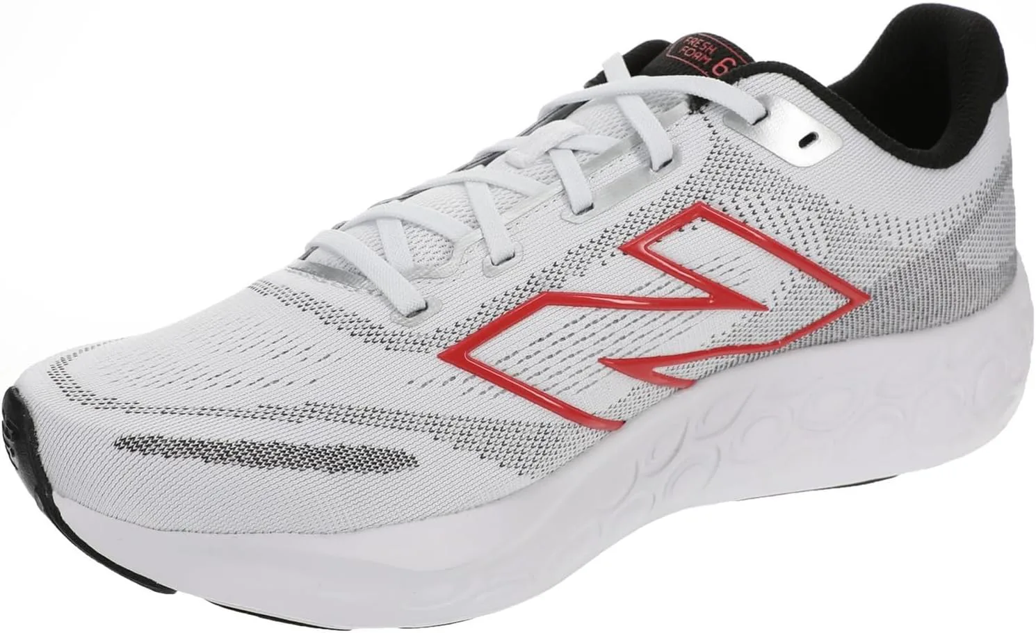 Мужские кроссовки New Balance Fresh Foam 680 V8, белый/черный — фото 4