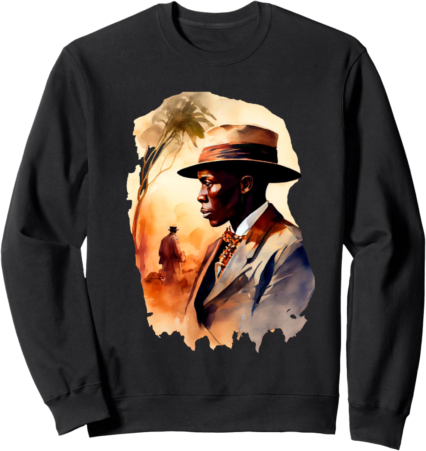 

Толстовка, Элегантный классический мужской костюм с головным убором и толстовкой, черный Vintage Portraits Timeless Elegance African