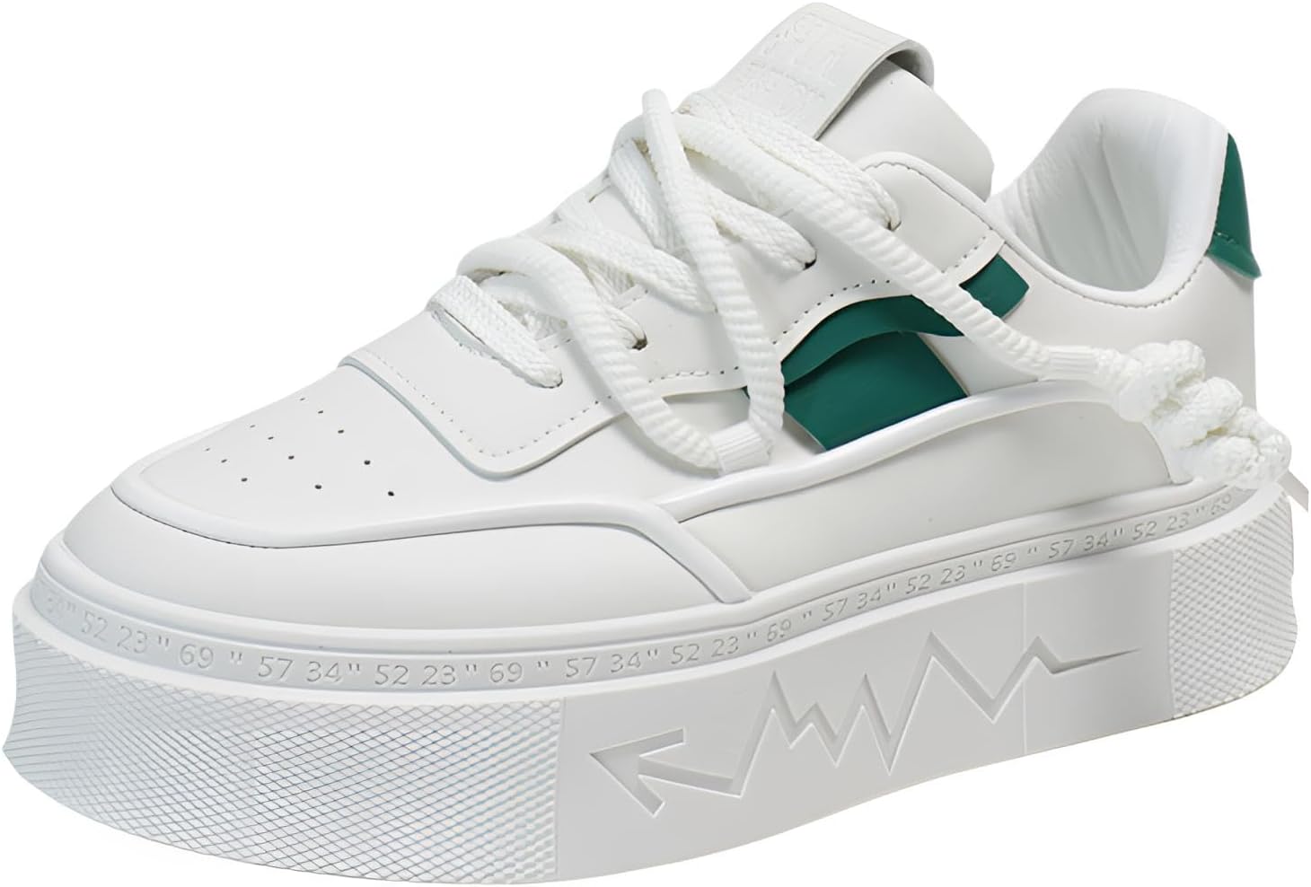 

Модные кроссовки на платформе, белые с цветными акцентами, с массивной подошвой, спортивный стиль Generic