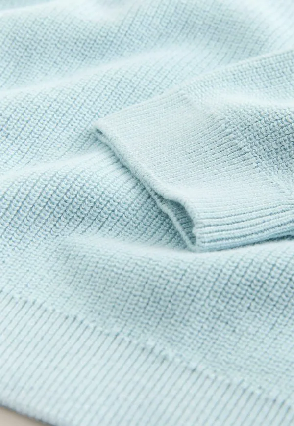 Свитер с круглым вырезом, стандартного кроя Next, Light Blue — фото 3