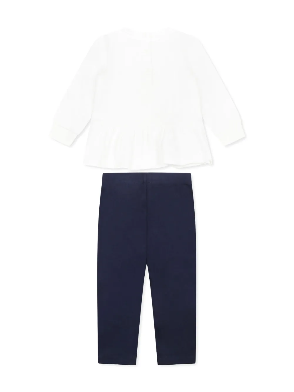 Комплект из топа и брюк с принтом Polo Bear POLO RALPH LAUREN KIDS, синий — фото 2