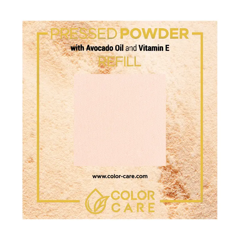 

Веганский прессованный порошок - сменный блок - 03 Color Care Beige, 8 гр