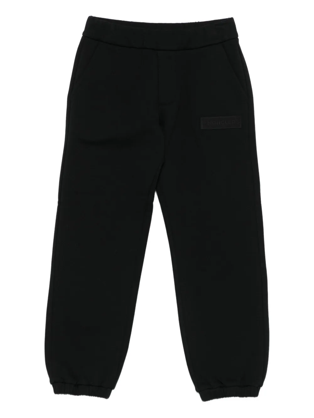 

Спортивные брюки с нашивкой-логотипом Moncler Enfant, черный