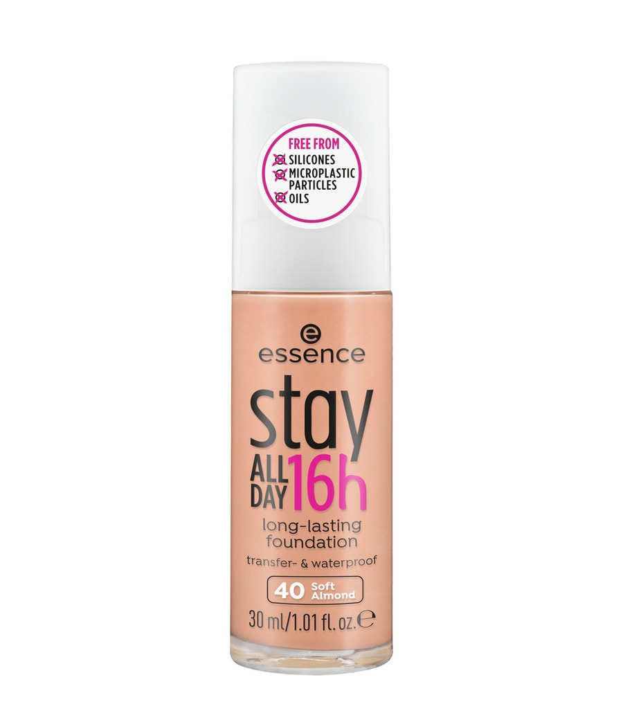 

Жидкая основа essence stay ALL DAY 16h long-lasting, Nr. 40 Soft Almond, 30 ml